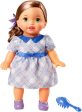 Little Mommy Sweet As Me Plaid Dress Doll with Hairbrush Fashion