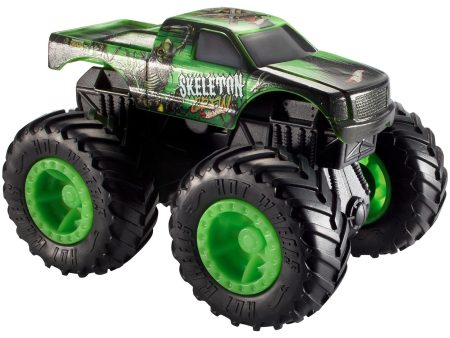 Hot Wheels Monster Trucks 1:43 Scale Skeleton Crew Rev Tredz Toy Truck Online Sale