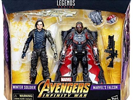 Marvel Legends Winter Soldier & Marvel s Falcon Action Figure 2-Pack Fashion