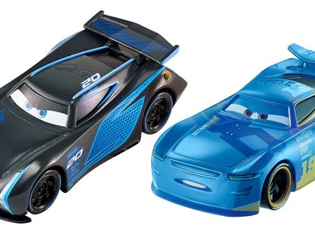 Cars 3, Jackson Storm and Danny Swervez, 1:55 Die-Cast Vehicle 2-Pack Online Sale