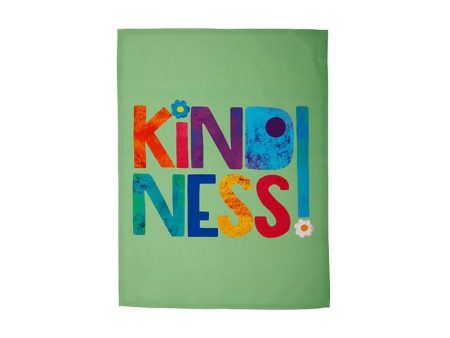 M&w Kasey Rainbow Be Kind Tea Towel 50x70cm Kindness on Sale