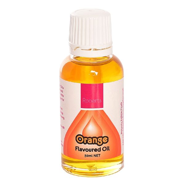 Roberts Edible Craft - Flavoured Oil - Orange 30ml Supply