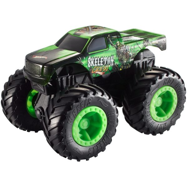 Hot Wheels Monster Trucks 1:43 Scale Skeleton Crew Rev Tredz Toy Truck Online Sale