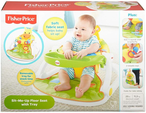 Sit-Me-Up Floor Seat with Tray, Giraffe Online Hot Sale