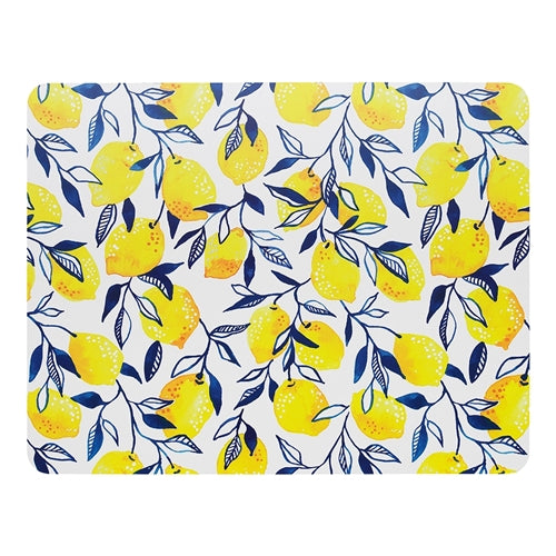 Punch Set Of 4 Placemats - Lemon For Cheap