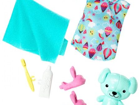 Barbie Club Chelsea Bedtime Accessories Set with Teddy Bear For Sale