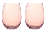 Maxwell & Williams Glamour Stemless Glass 560ml S 2 Pink Online Sale