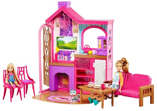 Barbie Camping Fun Playset with Barbie Cabin, Furniture, Puppy & Accessories Discount