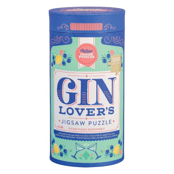 Ridley s Gin Lover s 500 Piece Jigsaw Puzzle Multi-coloured 35x48.3x0.6 Online Sale