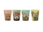 M&w Marini Ferlazzo Wild Planet Bamboo Tumbler 275ml Set Of 4 Assorted Fashion