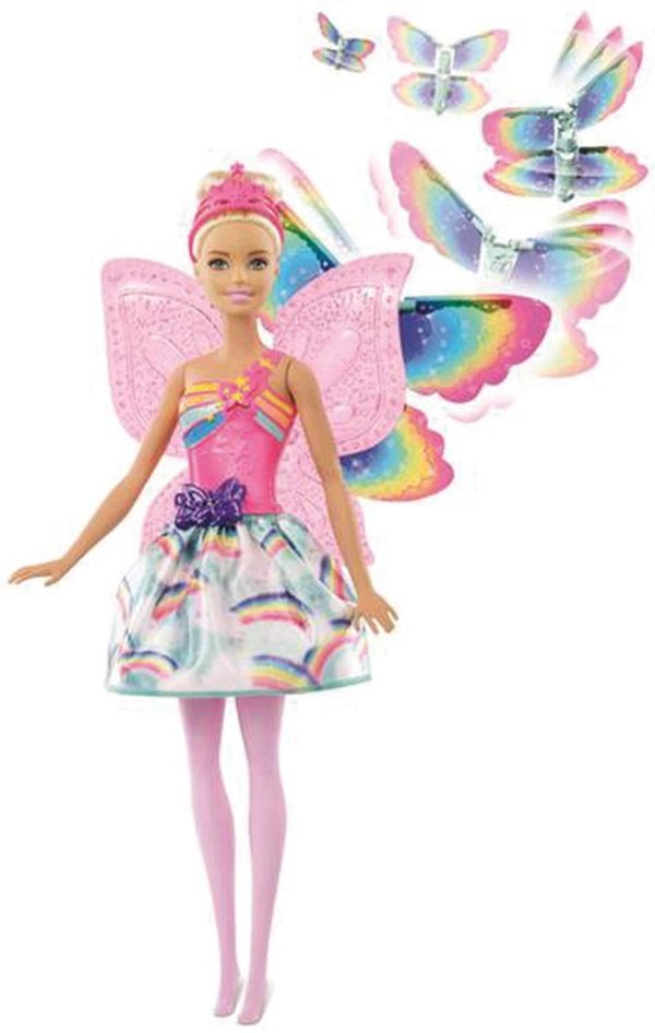 Barbie Dreamtopia Rainbow Cove Flying Wings Fairy Doll Fashion