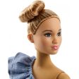 Barbie Fashionistas Doll, Curvy with Blonde Updo & Accessories Online now