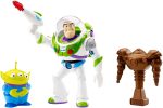 Mattel Disney Pixar Toy Story Feature Figure 7  Space Ranger Buzz Light-year & Alien Action Figure (3 Pack) Cheap