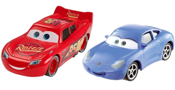 Cars 3 Lightning McQueen and Sally Die-Cast Vehicles, 2-Pack Hot on Sale