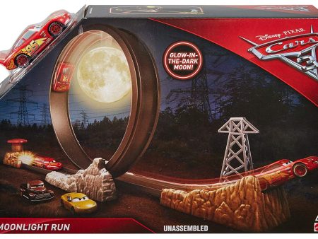 Disney Pixar Cars 3 Moonlight Run Playset with Lightning McQueen Online now