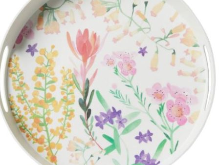 Maxwell & Williams Wildflowers - Bamboo Round Serving Tray 35x5cm Online Hot Sale