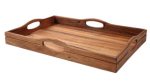 Large Serving Tray With 4 Handles - 50 X 36cm Supply