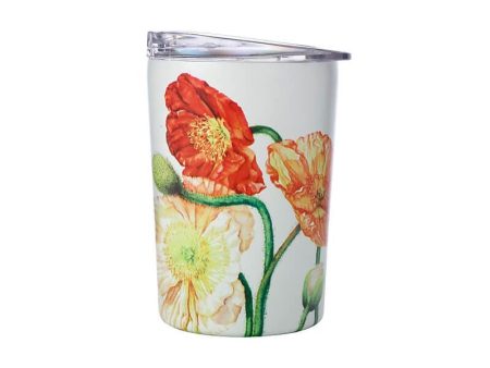 M&w Katherine Castle Floriade Double Wall Insulated Cup 360ml Poppies Discount