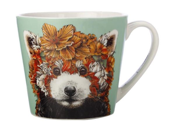 M&w Marini Ferlazzo Wild Planet Mug 370ml Red Panda Cheap