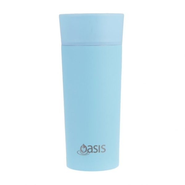 Oasis Stainless Steel Double Wall Insulated Travel Mug 360ml - Island Blue Sale