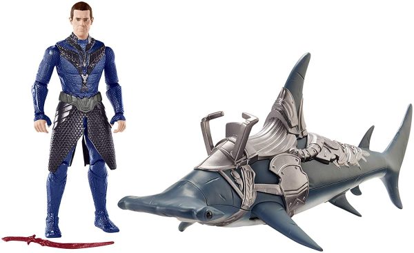 AQUAMAN VULKO Figure & HAMMERHEAD SHARK Hot on Sale