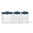 Good Grips 3-piece Everyday Pop 2.0 Container Set - Limited Edition - Storm Blue For Discount