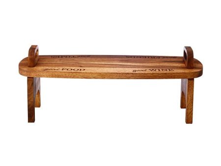 M&w Picnic Perfect Acacia Wood Serving Table 58x20cm on Sale