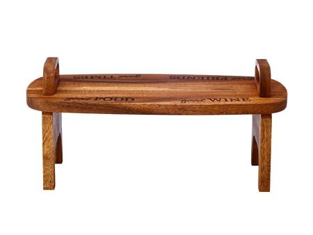 M&w Picnic Perfect Acacia Wood Serving Table 48x20cm Discount