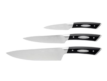 Scanpan Classic 3pc Knife Set - Paring, Utility & Cooks Online now