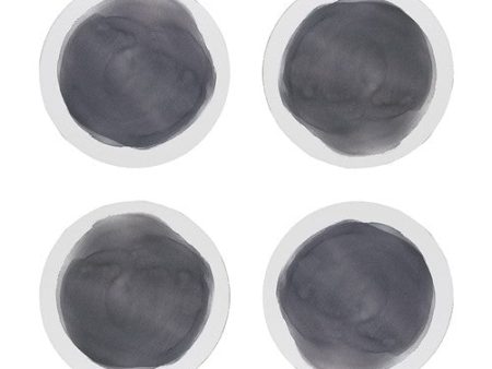 Ecology Watercolour Set Of 4 Coasters Smoke For Cheap