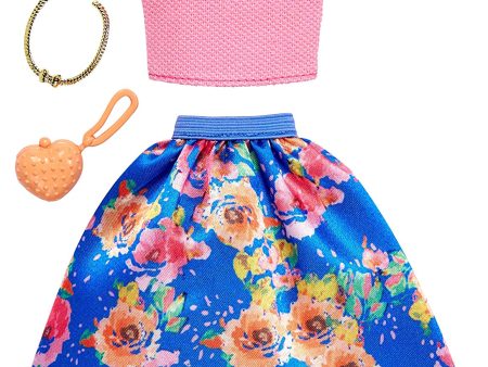 Barbie Complete Looks Floral Skirt & Pink Top Fashion Pack Discount