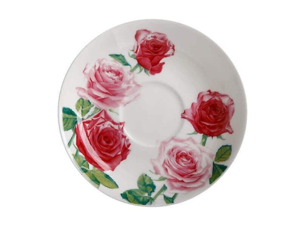 M&w Katherine Castle Floriade Breakfast Cup & Saucer 480ml Roses Online