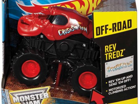 Hot Wheels Monster Jam Rev Tredz Crushstation 1:43 Scale Vehicle Online Hot Sale