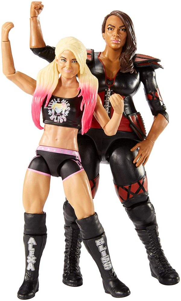 WWE Figure Series # 54 Alexa Bliss & Nia Jaxx Action Figures, 2 Pack Fashion