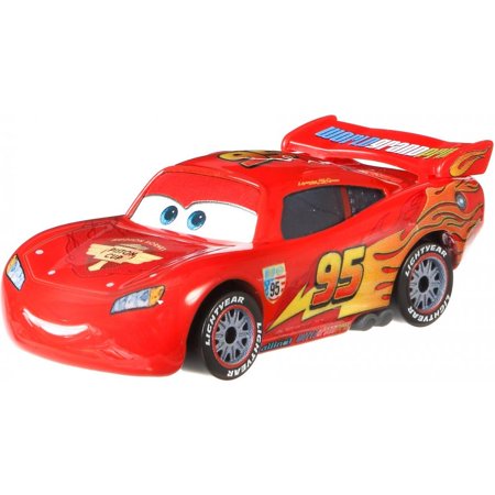 Disney Pixar Cars Die-Cast Lightning Mcqueen with Racing Wheels Online Hot Sale