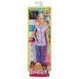 Barbie Nurse Doll with Blonde Hair, Purple Scrubs & Stethoscope Discount