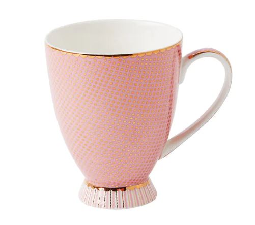 Maxwell & William Teas& C s - Regency Footed Mug 300ml - Pink Online Sale