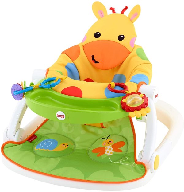 Sit-Me-Up Floor Seat with Tray, Giraffe Online Hot Sale