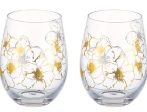 Maxwell & Williams - Estelle Michaelides - Stemless Glasses 560ml - Set Of 2 on Sale