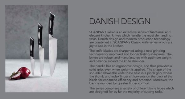 Scanpan Classic 3pc Knife Set - Paring, Utility & Cooks Online now