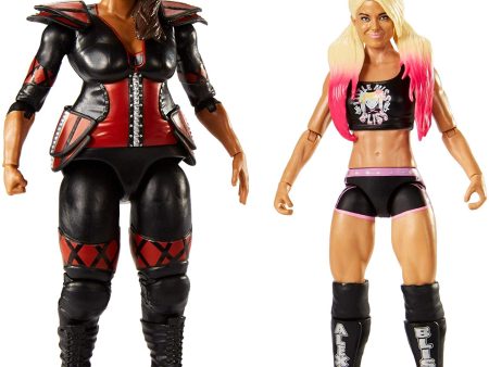 WWE Figure Series # 54 Alexa Bliss & Nia Jaxx Action Figures, 2 Pack Fashion