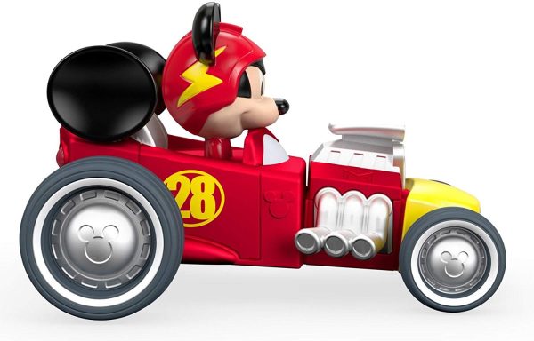 Fisher-Price Disney Mickey & the Roadster Racers, Pull  n Go Hot Rod Vehicle Cheap