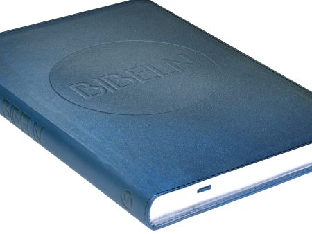 Bibel 2000 Slimline - Blå konstskinn Online Hot Sale