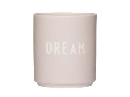 Favourite Cup Dream Design Letters, beige Cheap