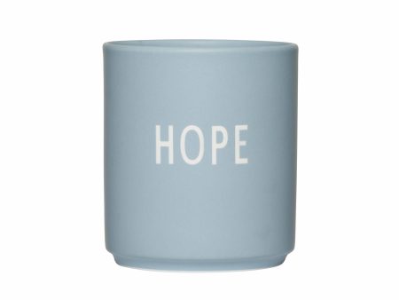 Favourite Cup Hope Design Letters, vaaleansininen Fashion