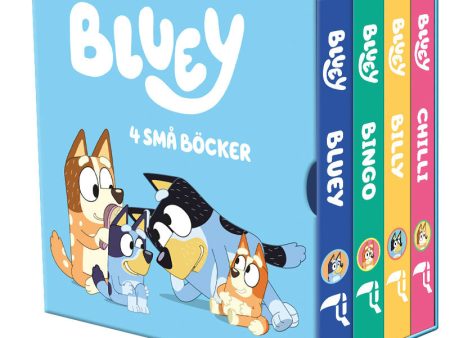 Bluey 4 små böcker Online Hot Sale