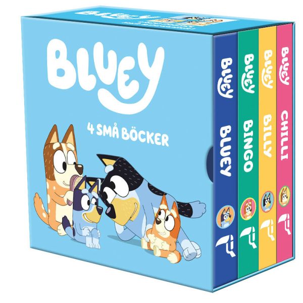 Bluey 4 små böcker Online Hot Sale