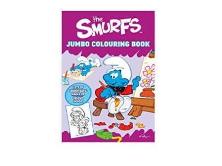 The Smurfs Jumbo Colouring Book Online now